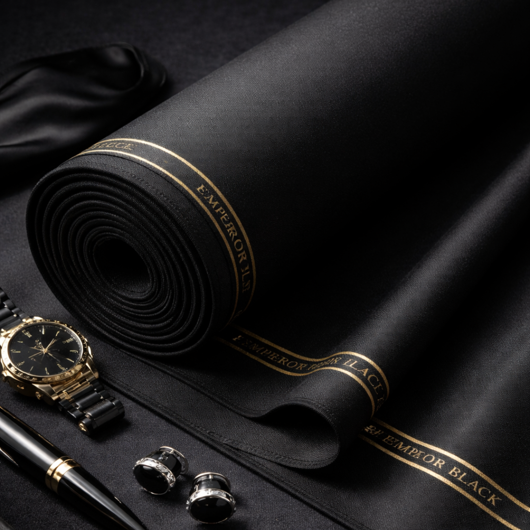 Emperor Black – Wash & Wear Men’s Unstitched Collection