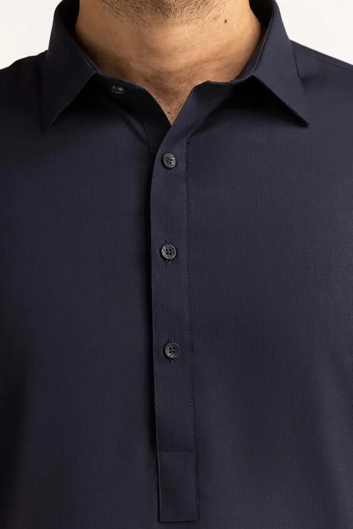 Light Black - Wash n Wear Fabric
